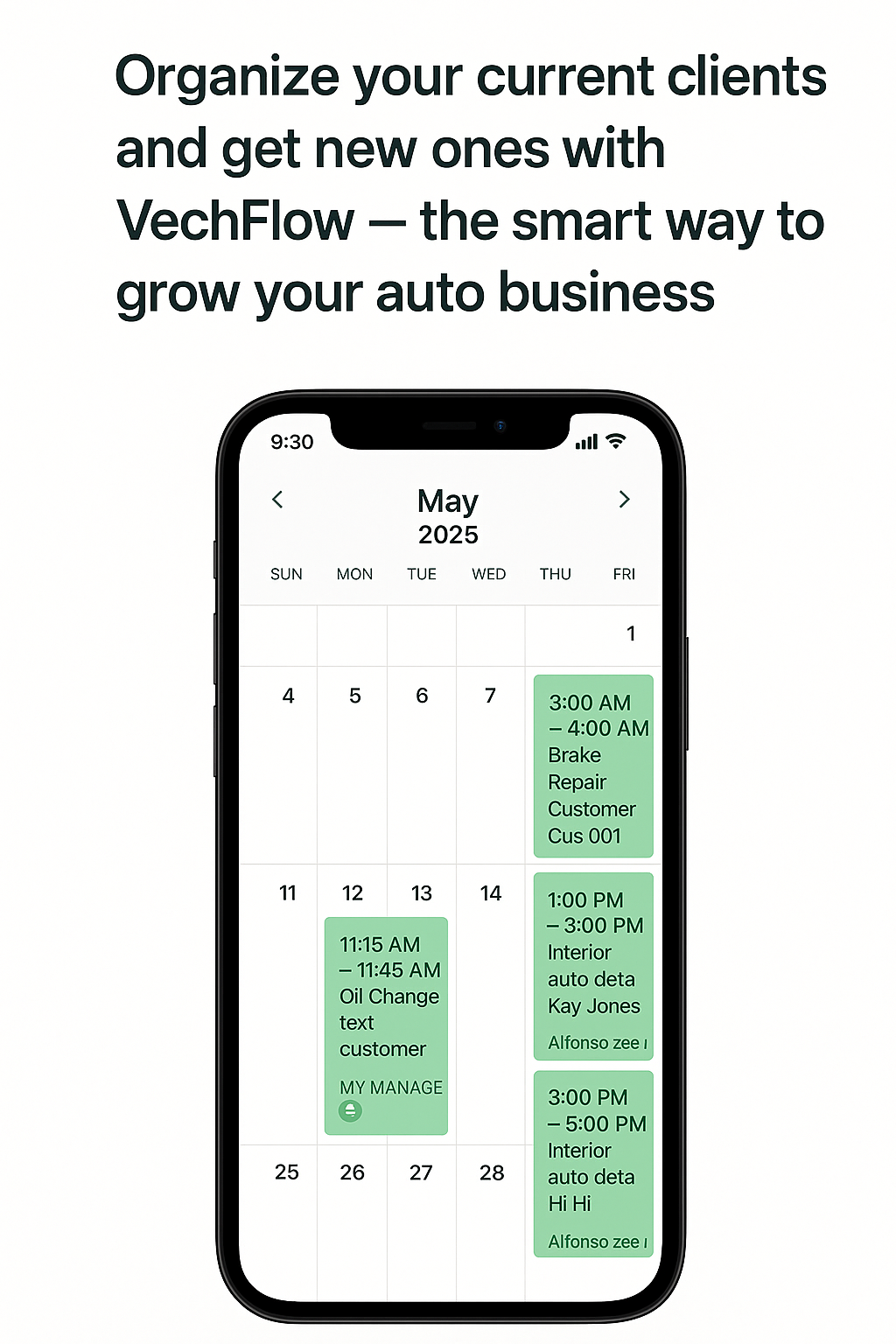 Grow your auto business and manage clients easily with VechFlow